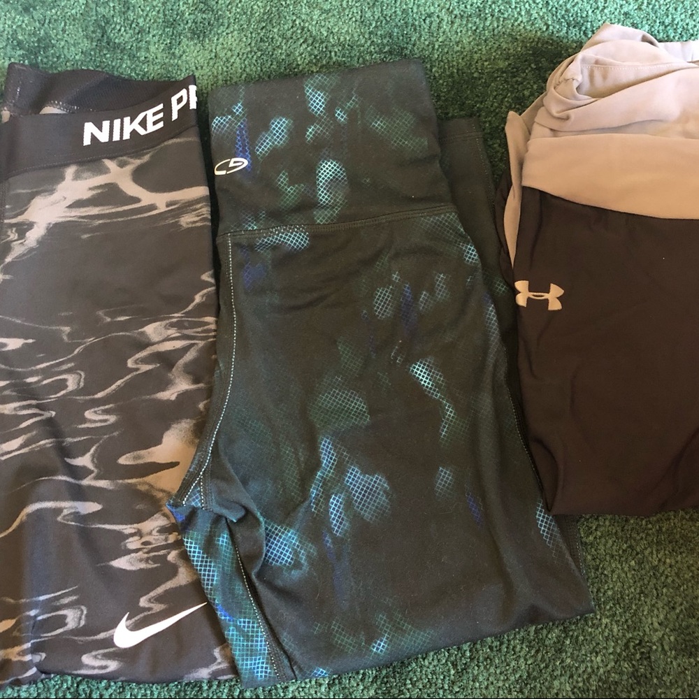 Nike and Under Armor Leggings